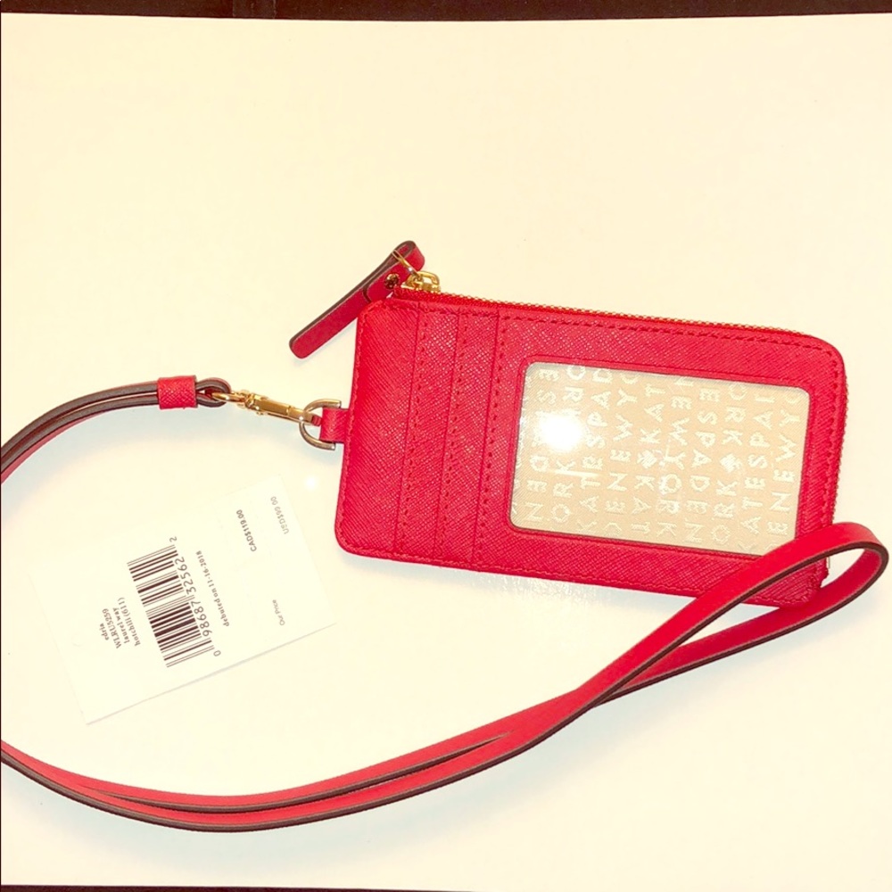 Kate Spade Edria Card Case, Neck Strap, Id holder